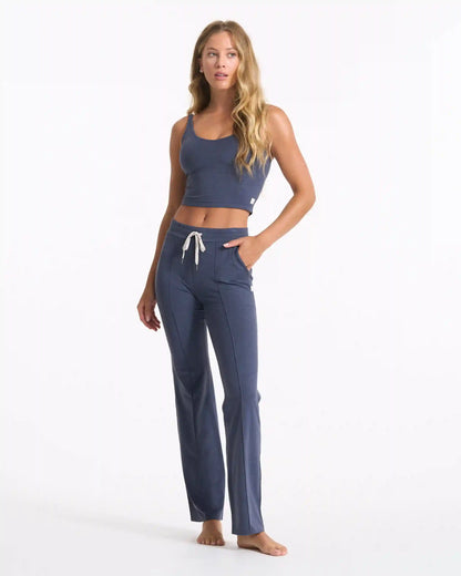 Halo Performance Crop | Azure Heather