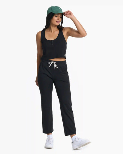 Cove Crop Tank | Black