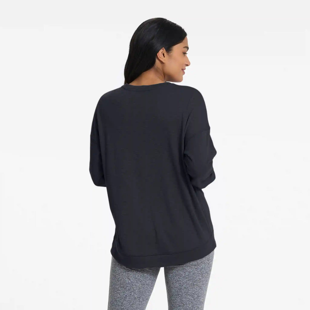 Long-Sleeve Sunrise Crew | Black