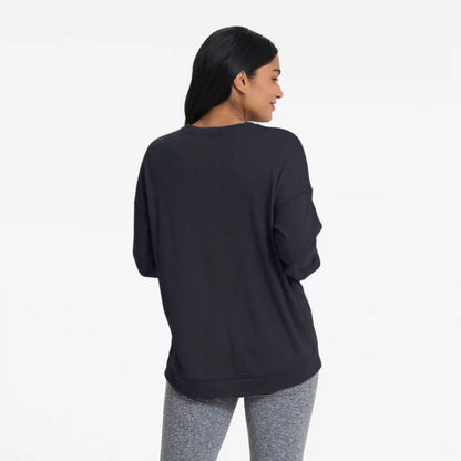 Long-Sleeve Sunrise Crew | Black