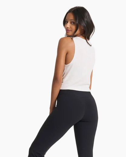 Cove High Neck Tank | White Heather