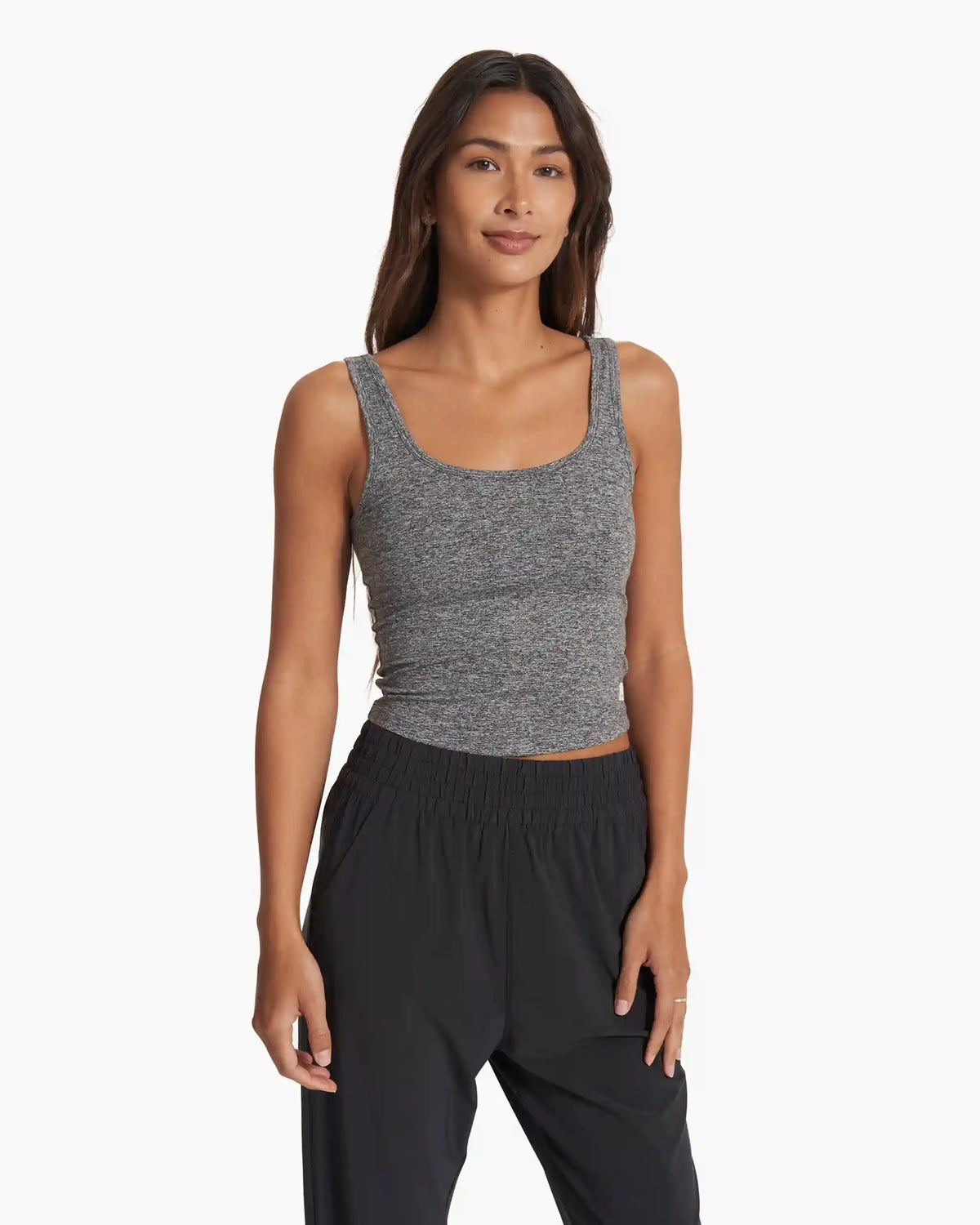 Halo Essential Tank | Heather Grey