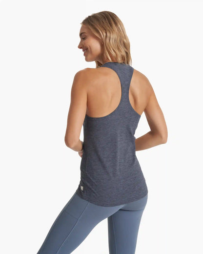 Lux Performance Tank | Azure Heather