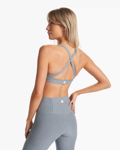 Elevation Ruched Bra | Flint Heather