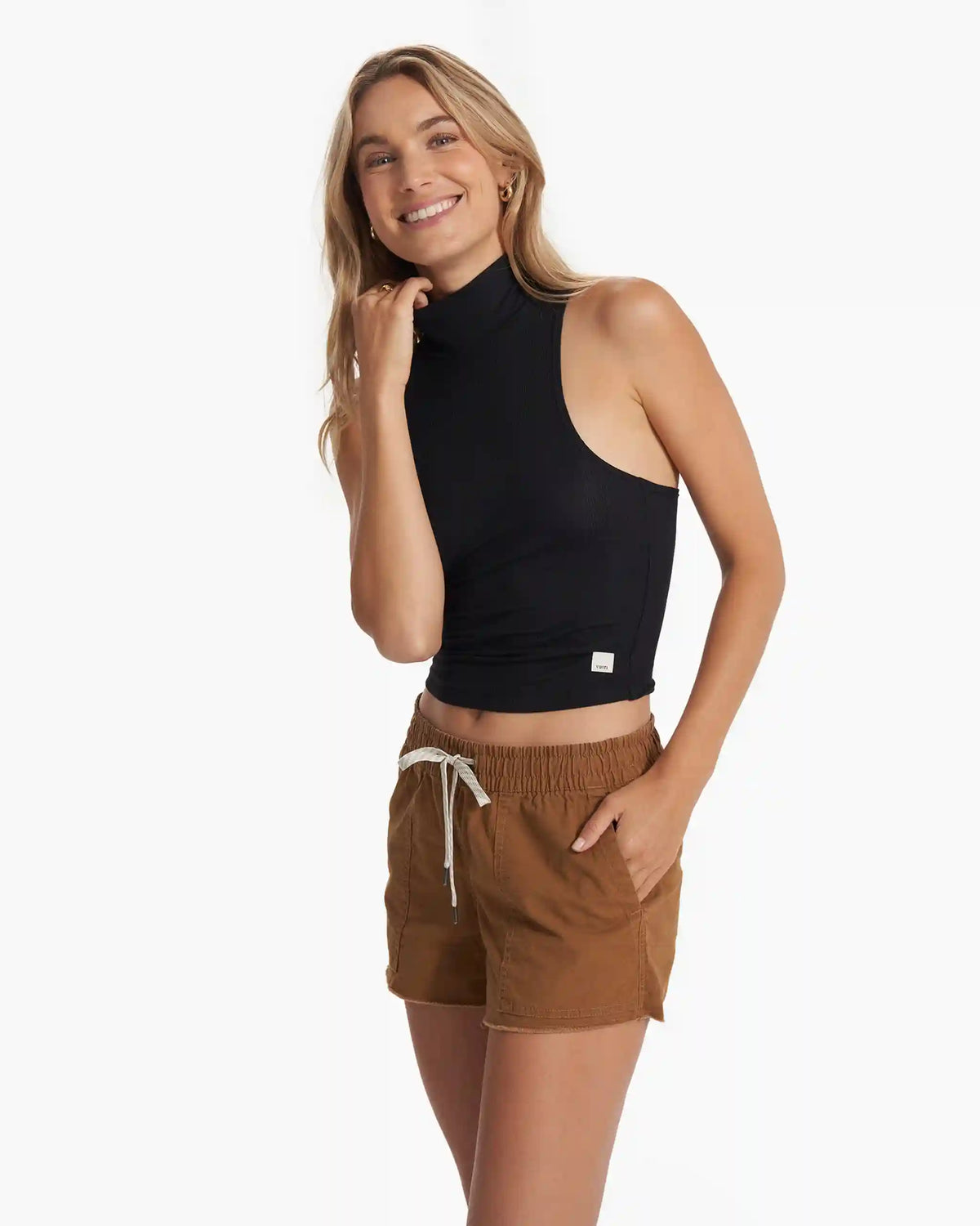Cove Funnel Neck Tank | Black