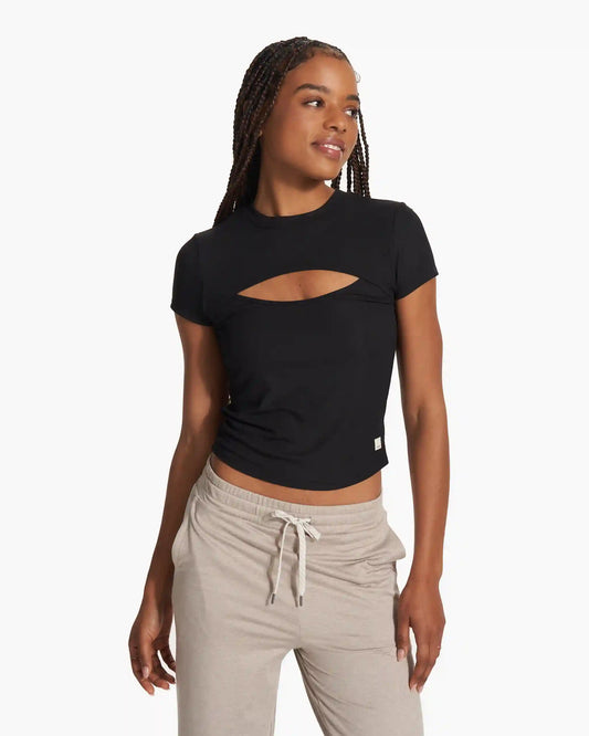 Cove Cut Out Tee | Black