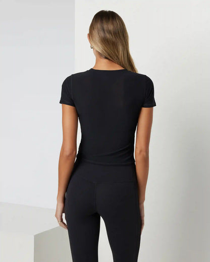 Hot Mesh Tee | Black
