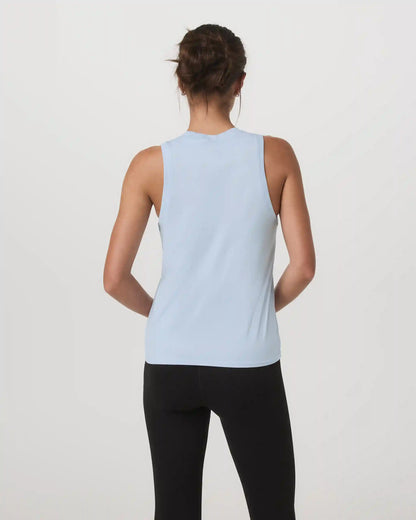 Energy Top Long | Soft Sky Heather