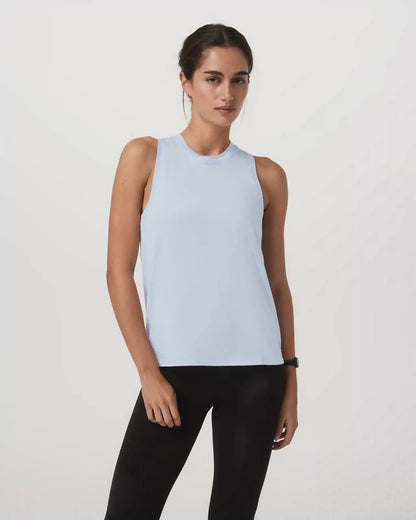 Energy Top Long | Soft Sky Heather
