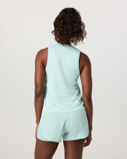 Energy Top Long | Spearmint Heather