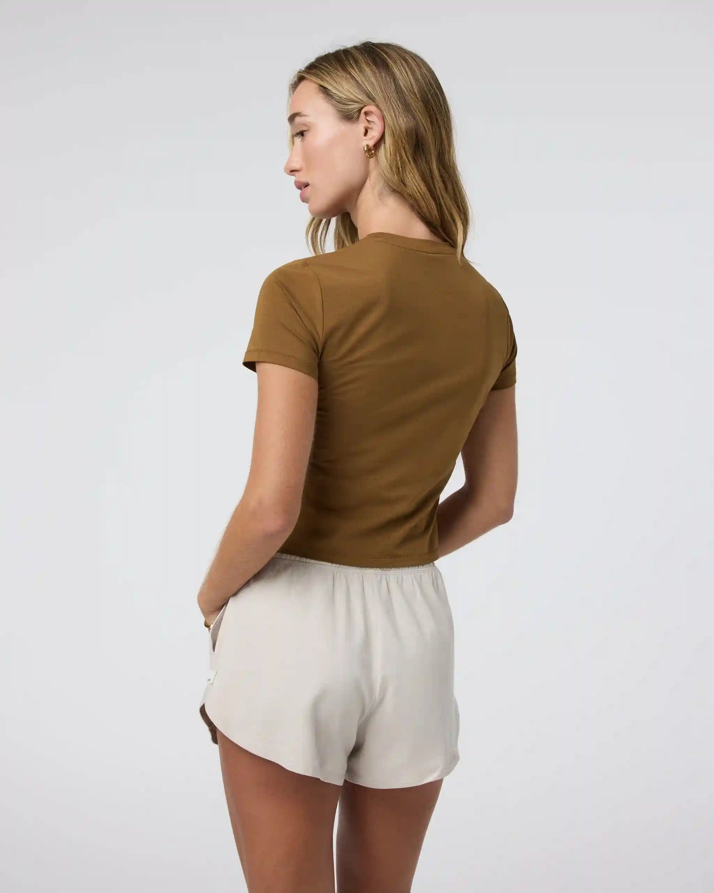 Feather Baby Tee | Rum
