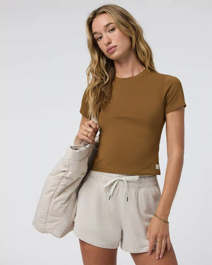 Feather Baby Tee | Rum