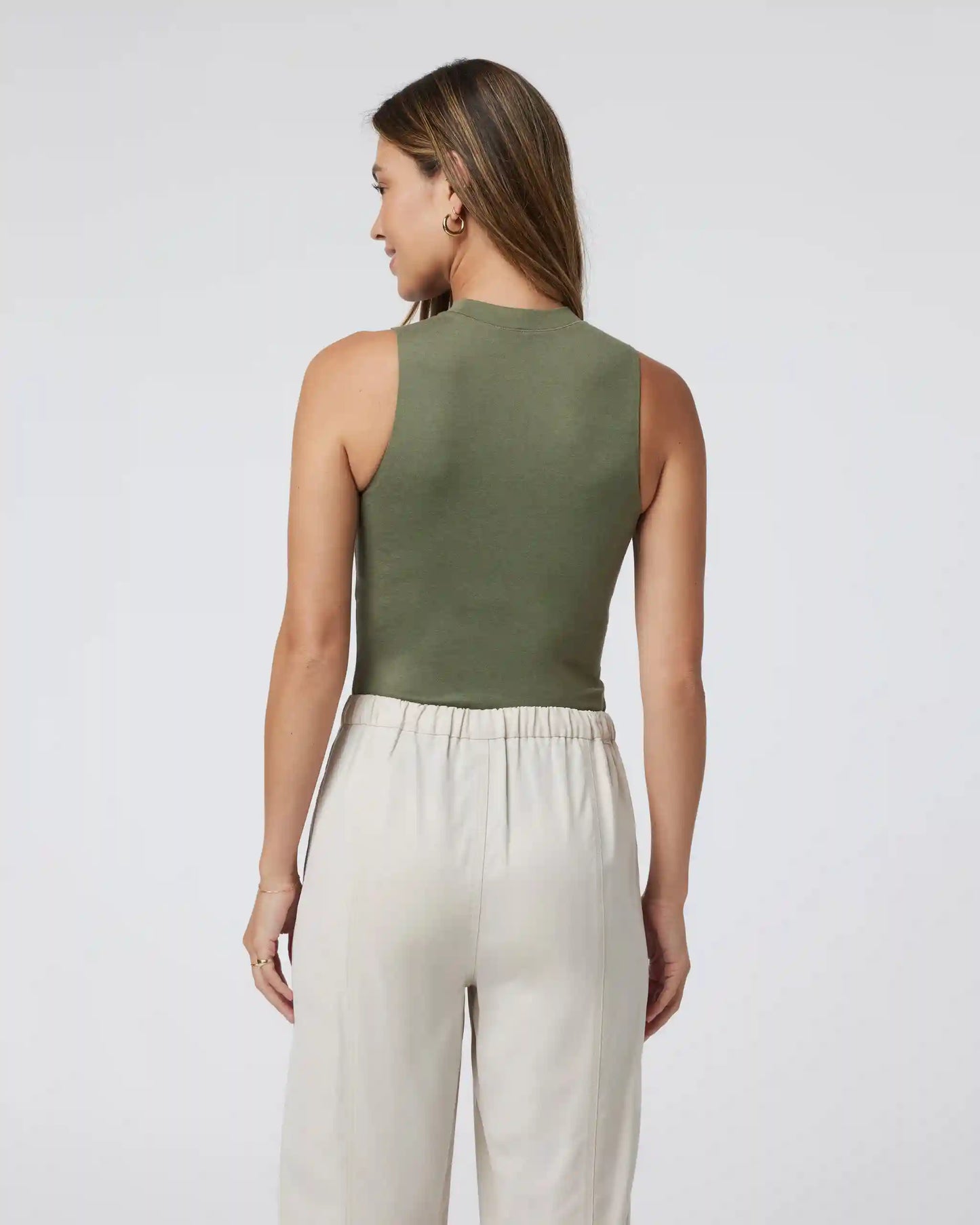 Halo Mock Bodysuit | Dark Metal Heather
