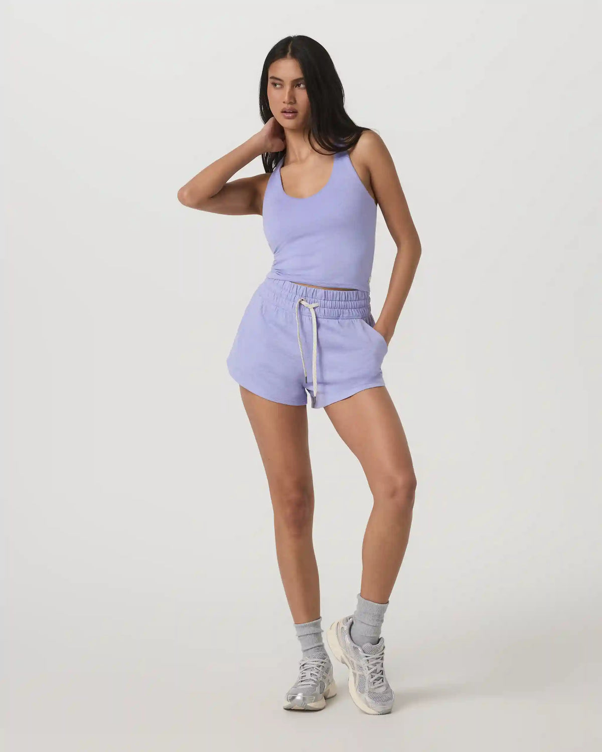 Halo Performance Crop 2.0 | Hyacinth Heather
