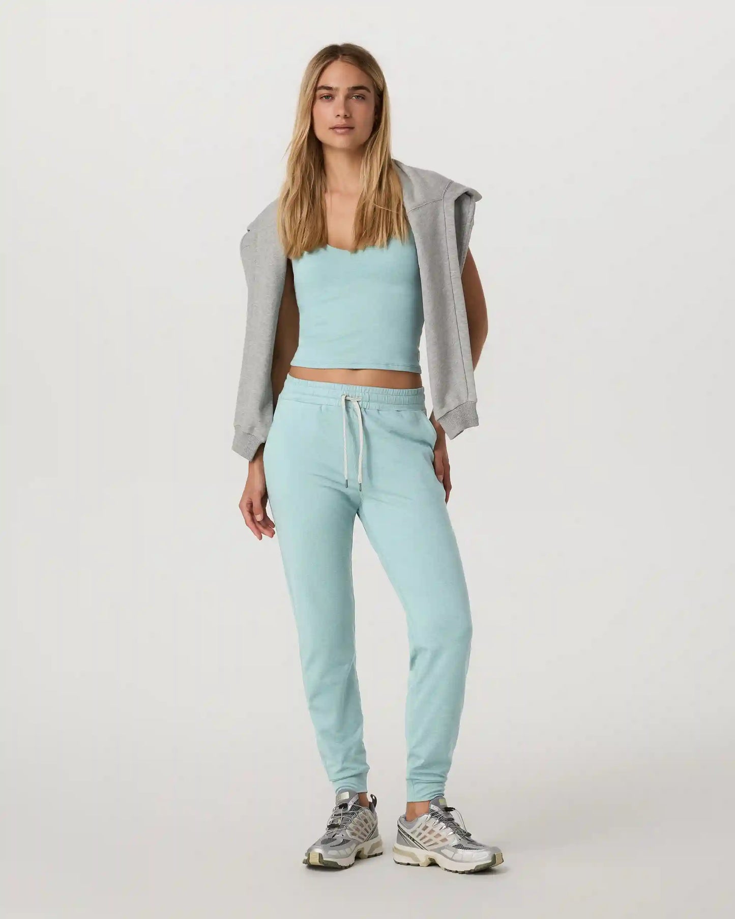 Halo Performance Crop 2.0 | Sea Spray Heather