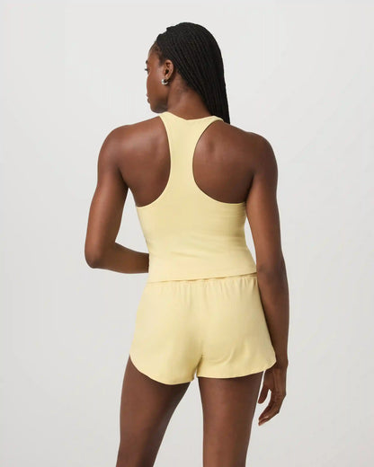Halo Performance Crop 2.0 | Lemon Snap Heather