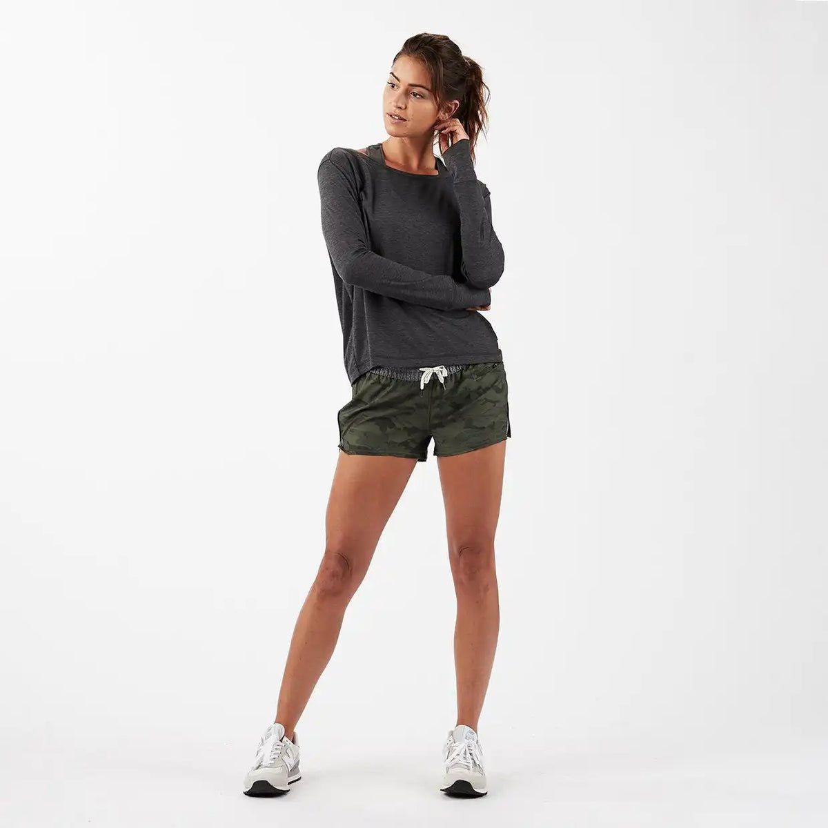 Lux Performance Long Sleeve Tee | Charcoal Heather