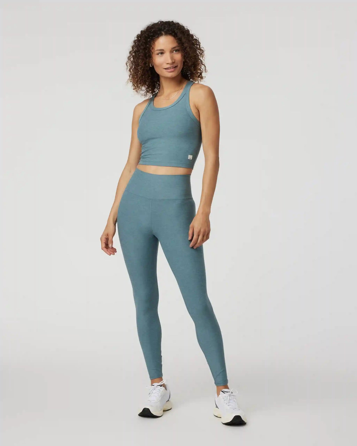 Elevation Racerback Tank | Smoke Blue Heather