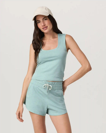 Halo Essential Scoop Tank | Sea Spray Heather