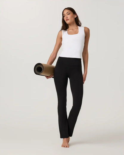 Halo Essential Scoop Tank | White Tonal
