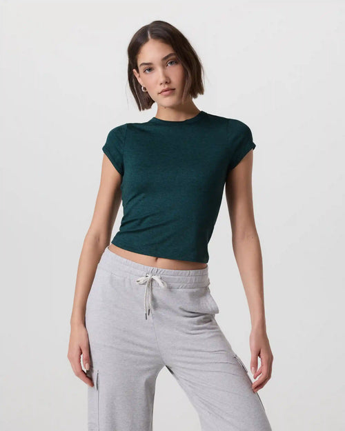 Halo Baby Tee | Moss Heather