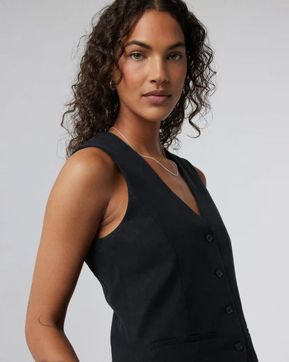 Coastline Vest | Black