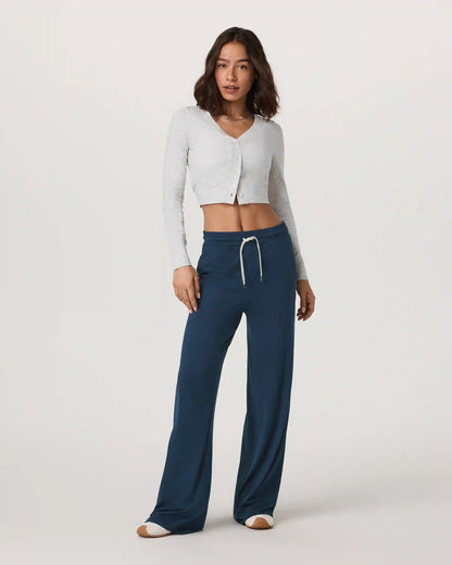 Long Sleeve Pose Mini Cardigan | White Heather Grey