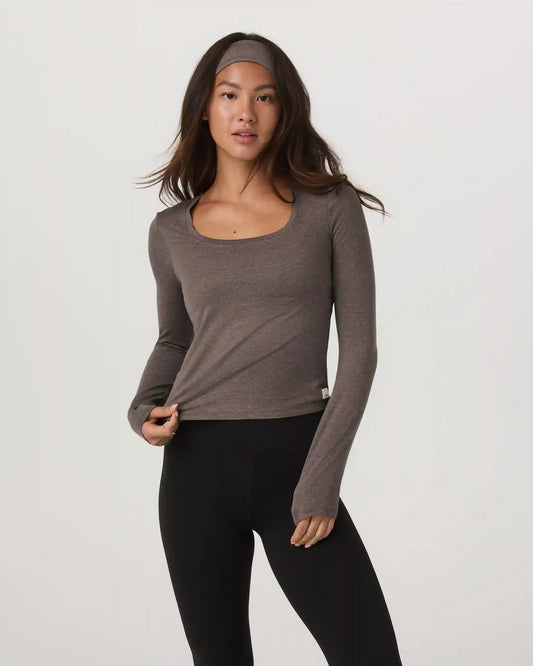 Long Sleeve Halo Essential Scoop | Chia Heather