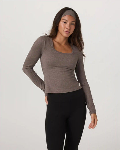 Long Sleeve Halo Essential Scoop | Chia Heather