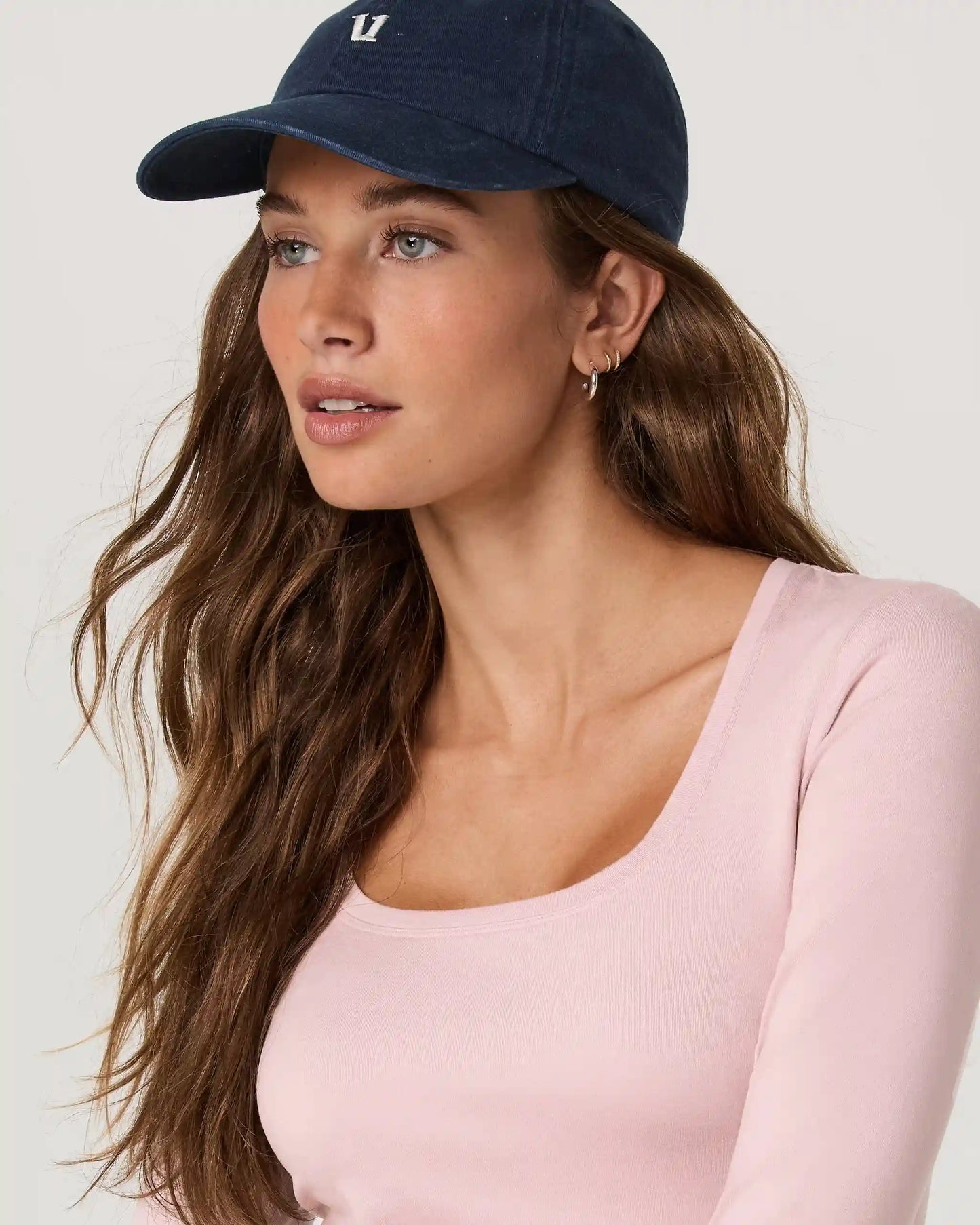 Long Sleeve Halo Essential Scoop | Vintage Rose Heather