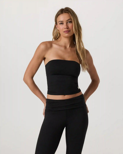 Halo Tube Top | Black Heather