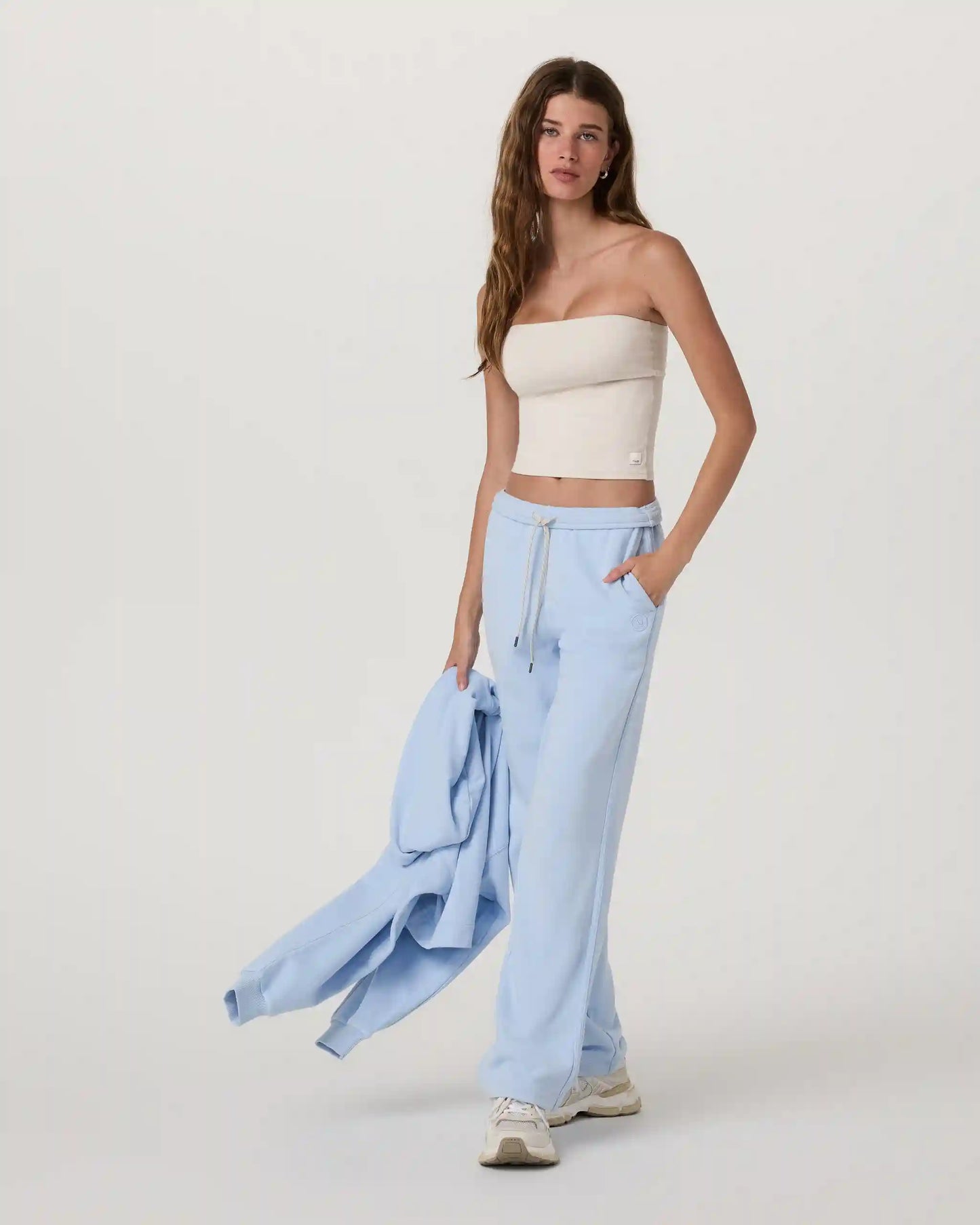 Halo Tube Top | Ecru Heather
