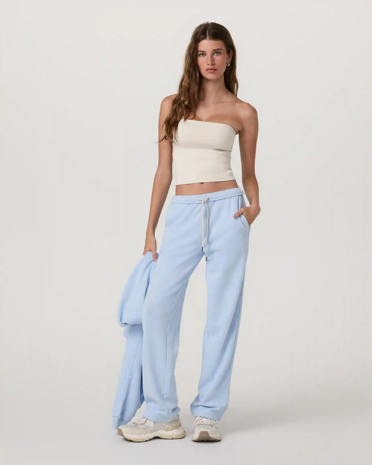 Halo Tube Top | Ecru Heather