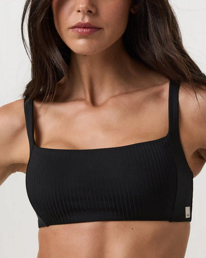 Inversion Rib Bra | Black