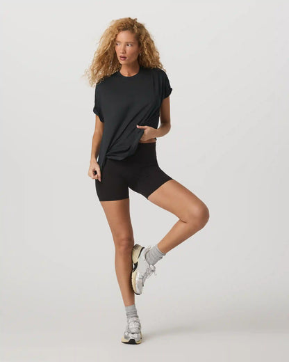 Energy Tee Long | Black Heather