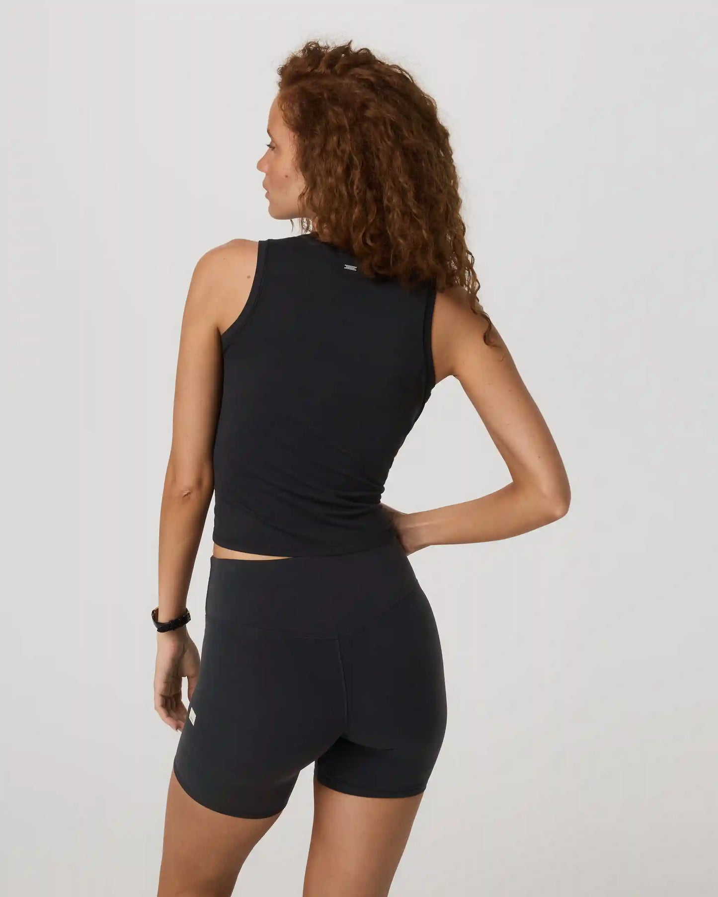 Halo Muscle Tank | Solid Black