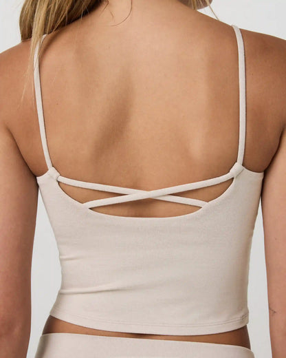 Halo Cami | Ecru Heather