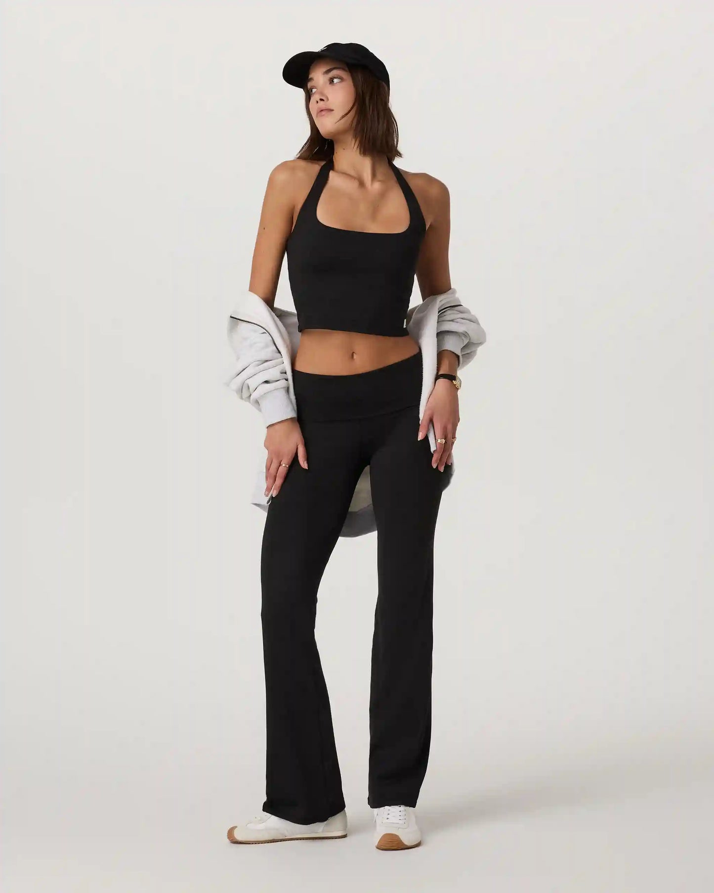 Halo Halter Top | Black Heather