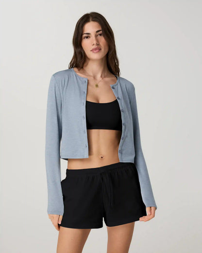 Halo Cardigan 2.0 | Coastal Fog Heather