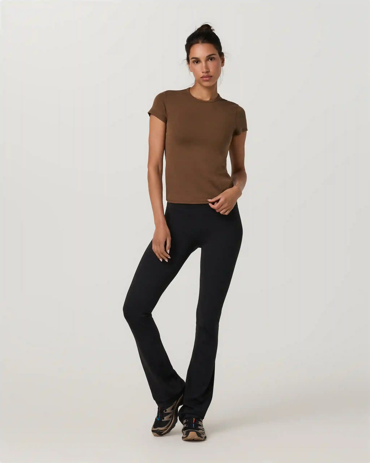 Everyday Cotton Stretch Fitted Tee | Bourbon