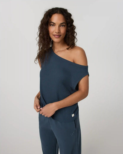 Cove Asymmetric Top | Ocean Blue