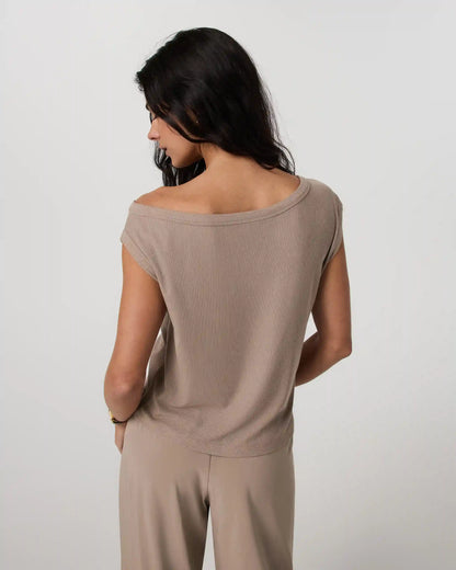 Cove Asymmetric Top | Sorrel Brown