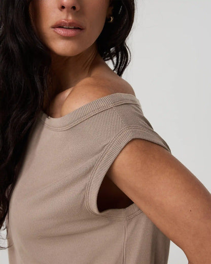 Cove Asymmetric Top | Sorrel Brown