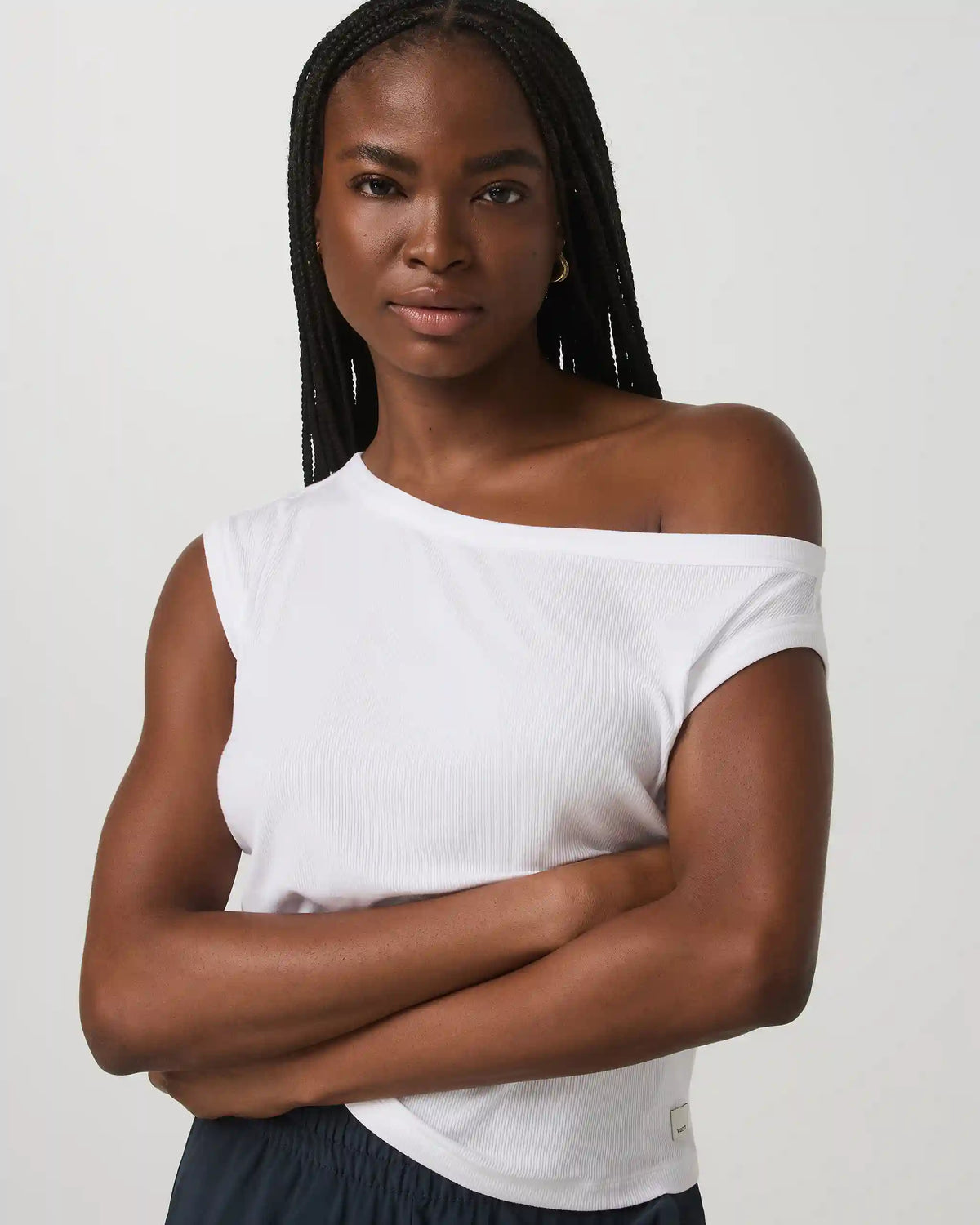 Cove Asymmetric Top | White