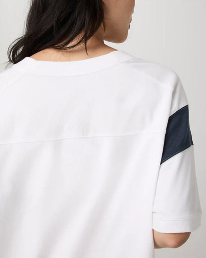 Heavyweight Cotton Varsity Tee | White