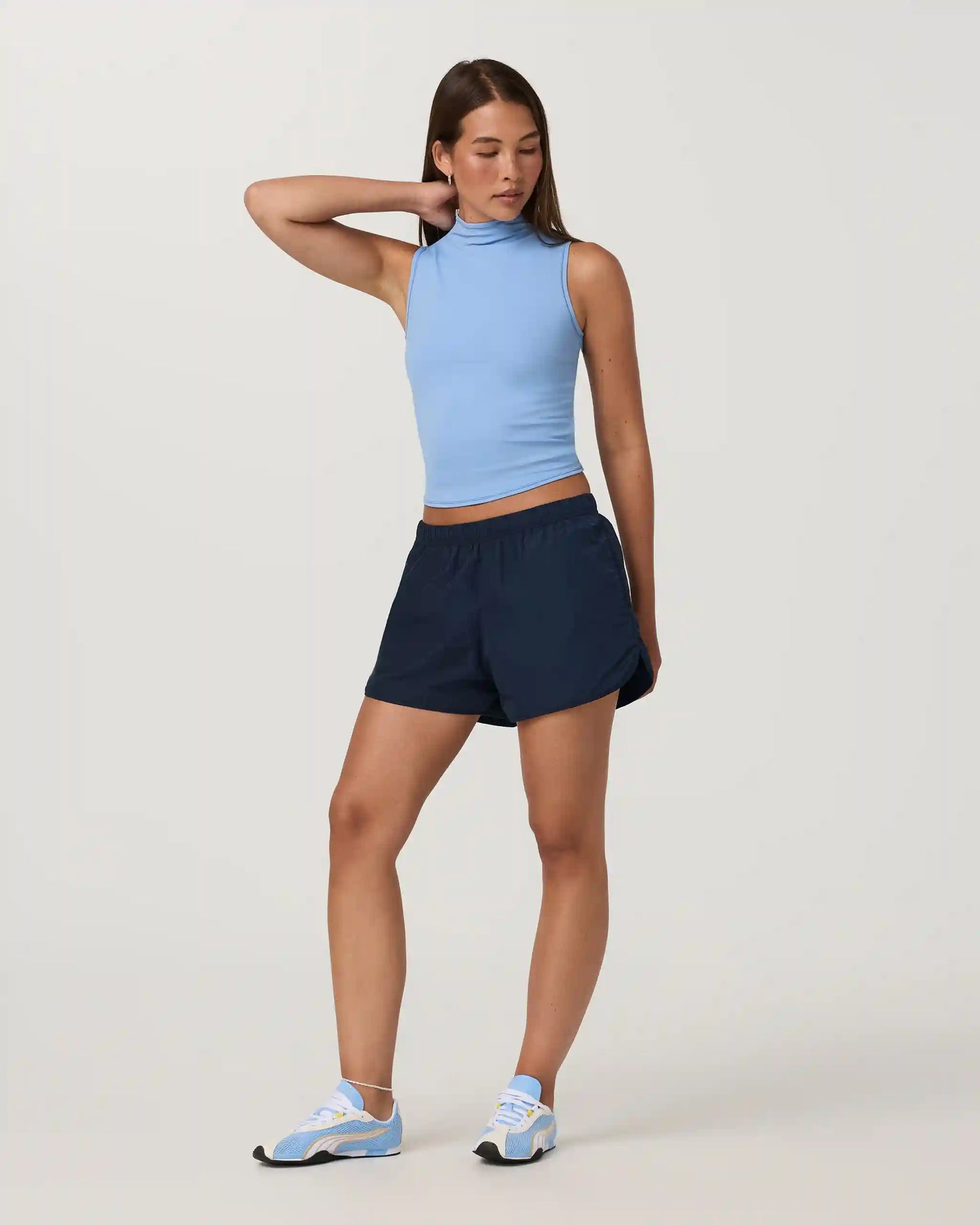 Daily Muscle Tank | Light Oasis Blue