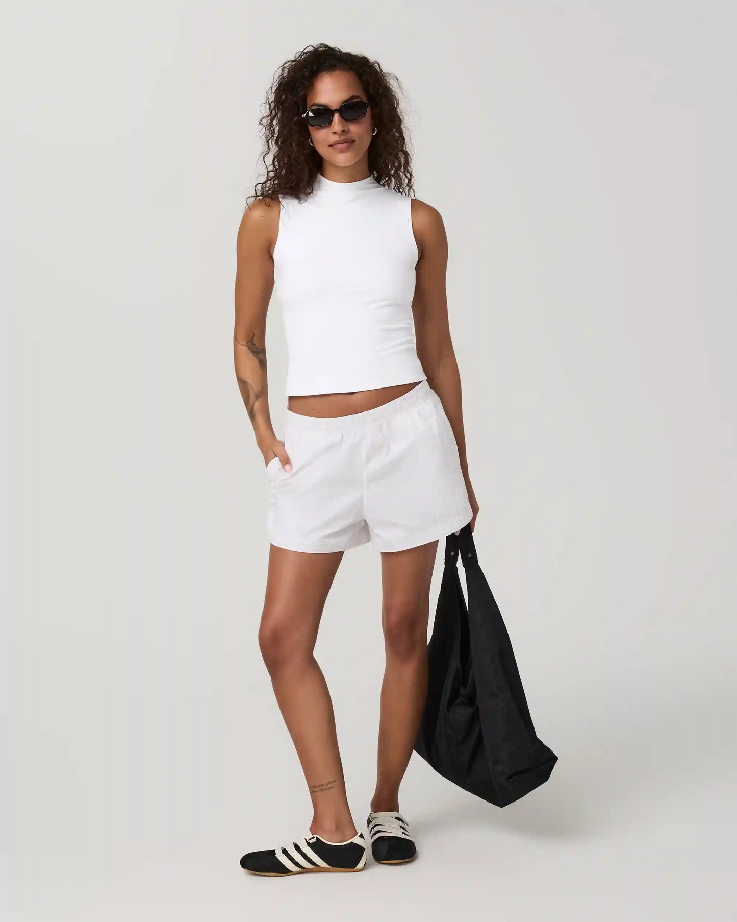 Daily Muscle Tank | White