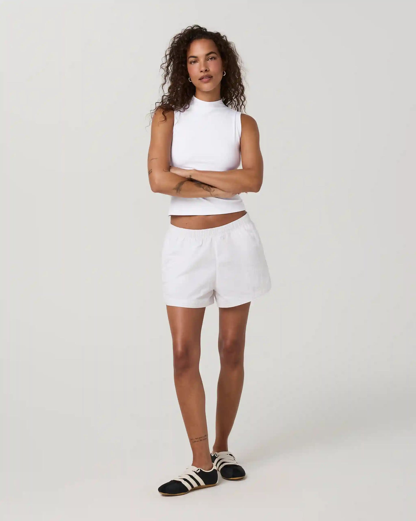 Daily Muscle Tank | White