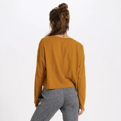 Long-Sleeve Sundown Tee | Dark Golden