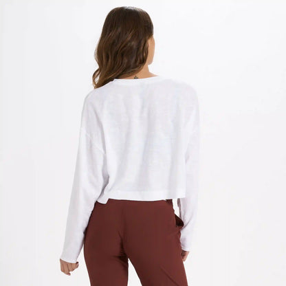 Long-Sleeve Sundown Tee | White